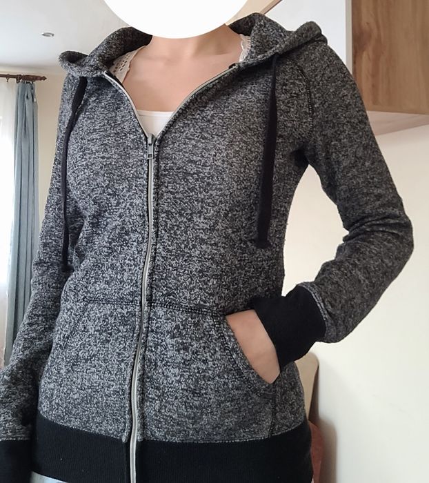 Ciemno szara bluza moodo xs
