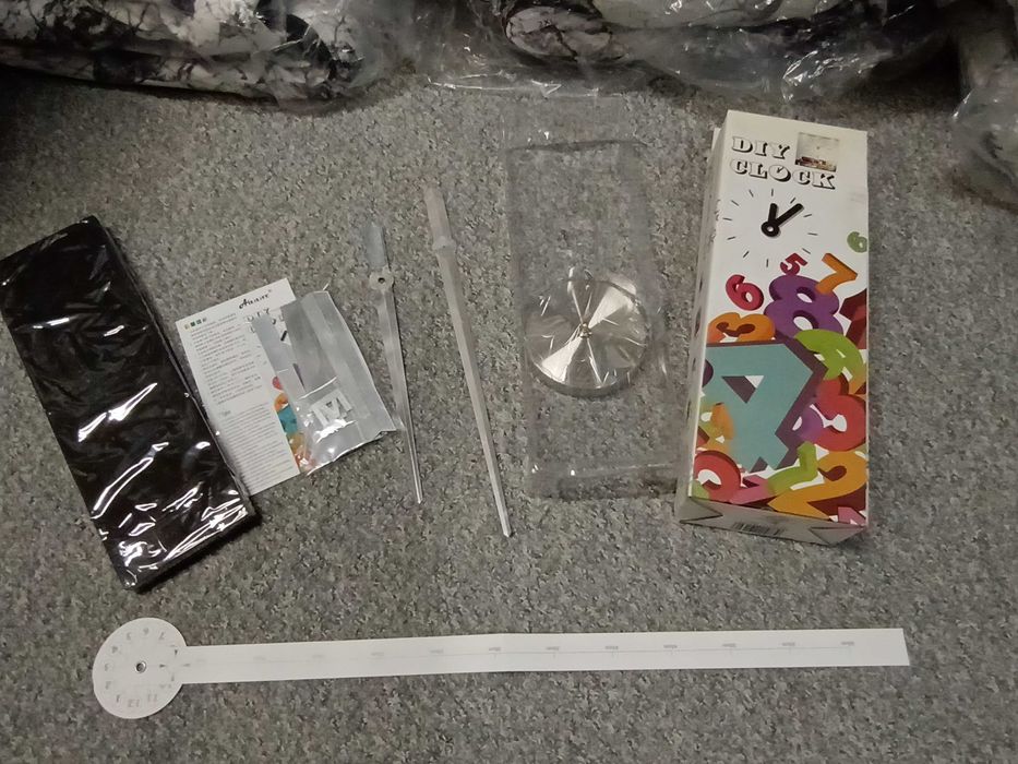 Zegar ścienny DIY nowy rzymskie cyfry srebrne lust