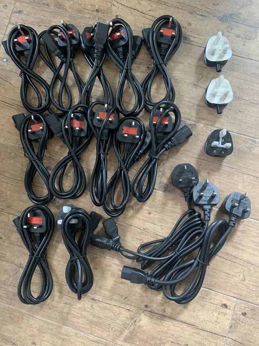 Lote Cabos de Alimentação UK Reino Unido