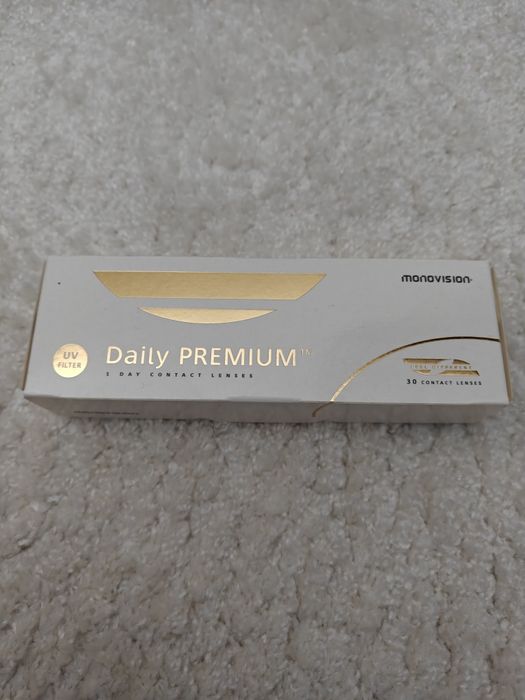 Soczewki -2.25 Daily Premium 30szt jednodniowe NIEOTWIERANE Monovision