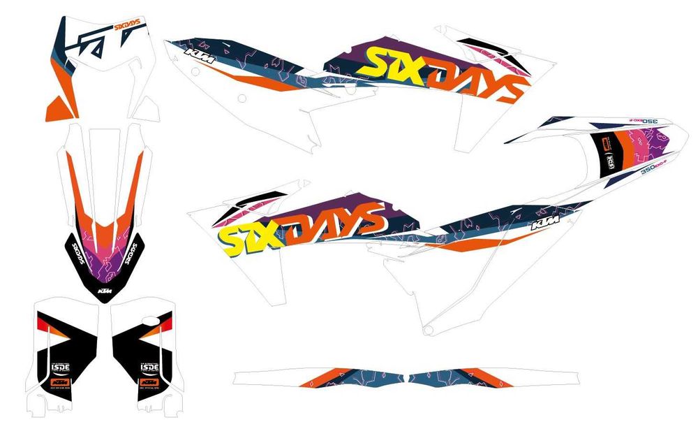 Kit Autocolantes KTM EXC 2024
