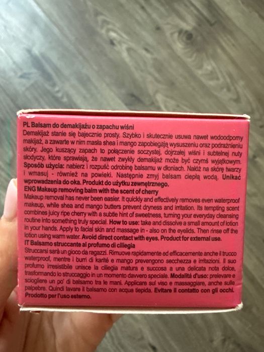 Balsam do demakijażu o zapachu wini Fluff nowy