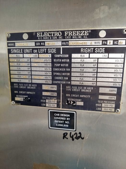 Automat o lodów Electro Freeze