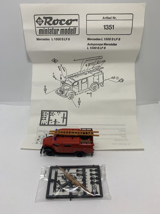 Mercedes LF 8 Bombeiros da Roco escala H0 1/87