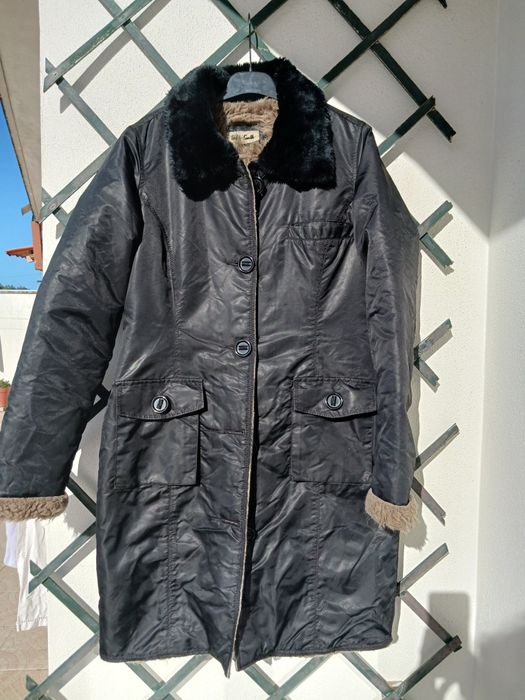 Casaco impermeável forrado a pêlo