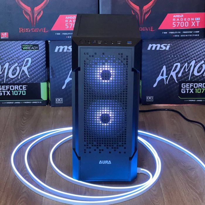 RTX 4060, Ryzen 5 5500, 16 ГБ DDR4, SSD 512 Игровой ПК