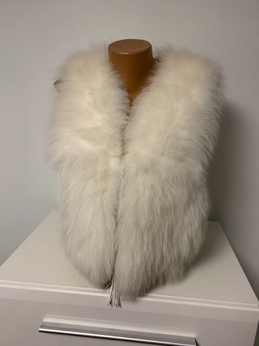 Жилетка натуральный песец