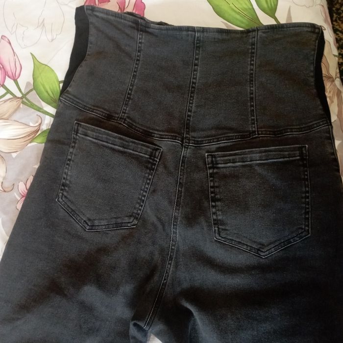 Джинси для вагітних МОМ з високою спинкою