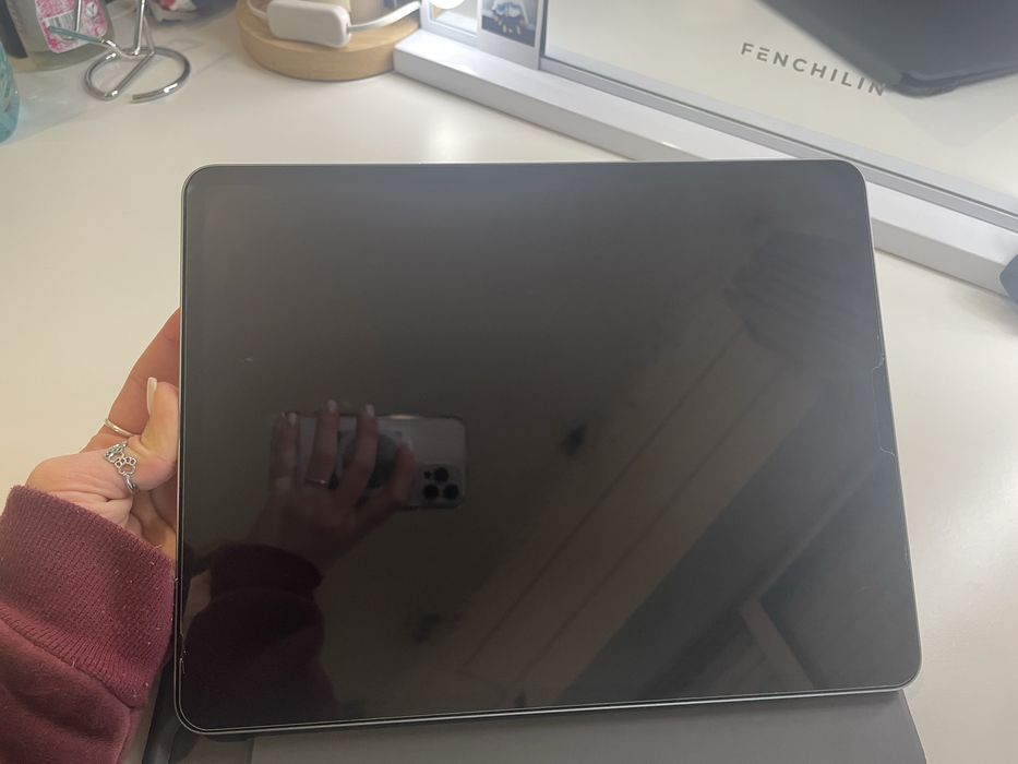 Ipad pro 12.9 (6 geração) + teclado + apple pencil