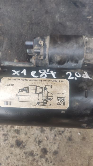 Rozrusznik BMW X1 e84 lift x drive 1.8d 2.0d n47d20c