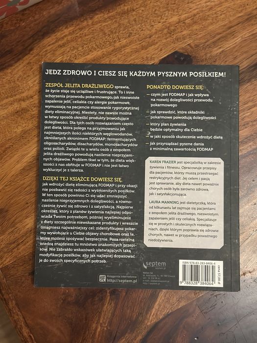 Książka kucharska DIETA FODMAP - Karen Frazier, Laura Manning