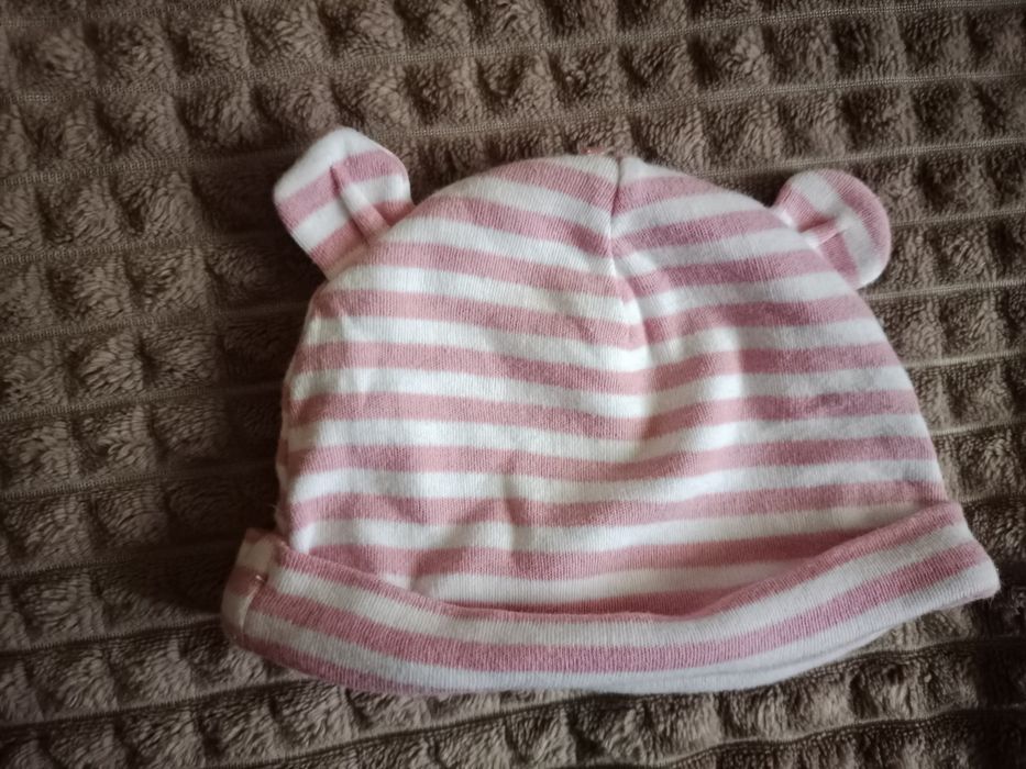 Шапочки та бодіки для новонародженої, шапочки в пологовий