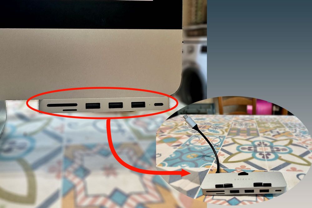 Apple iMac 4K 21.5 Inches (with Apple Keyboard, Apple Mouse, and Hub)64741160222083123