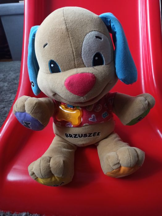 Miś Fischer Price interaktywny brzuszek ucho