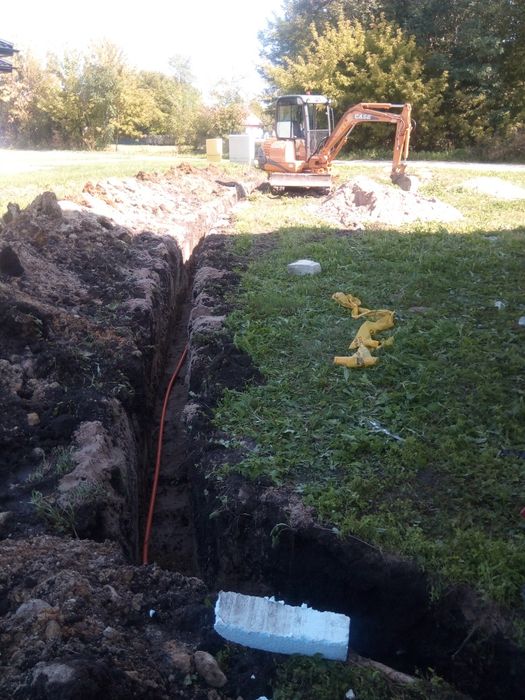 Usługi Minikoparka 3,5t i Koparko-Ładowarka -prace ziemne