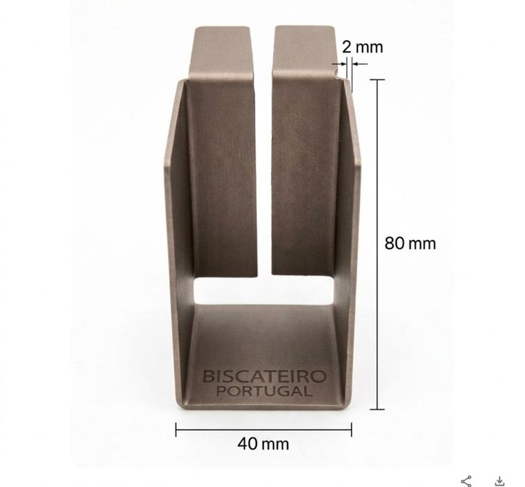 Conjunto Suportes Metálicos para  bricolage em ferro – Feito à Mão  (4 ou 8 un.)