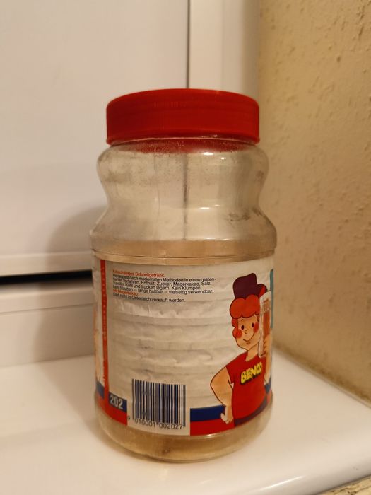 PRL dary z paczek NRD ddr Benco Kakao instant opakowanie vintage 80 te