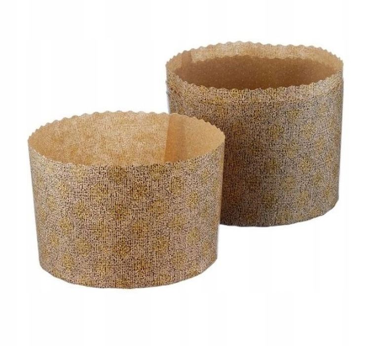 Formy Papierowe Do Pieczenia Babki Paschy Panettone 11X8,5Cm 5Szt