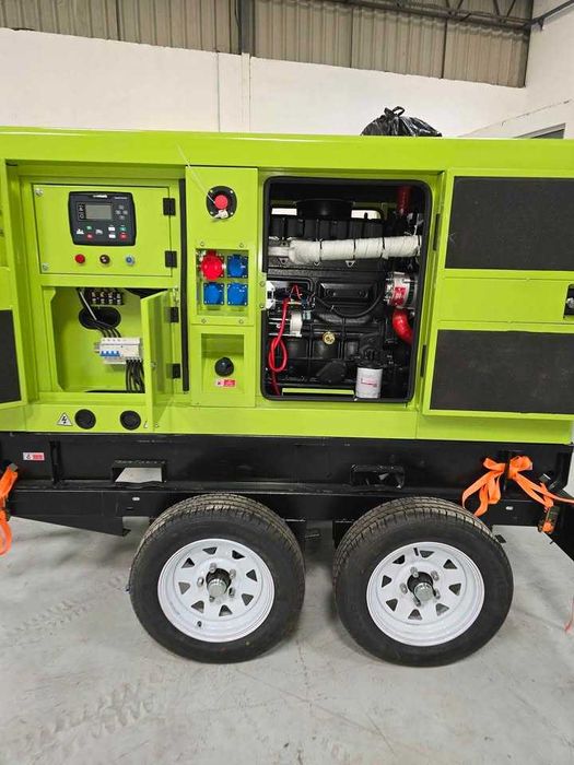 Gerador a Diesel 37Kva com Reboque