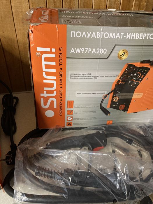 Зварювальний напівавтомат MIG/MAG,MMA, 280А) Sturm AW97PA280