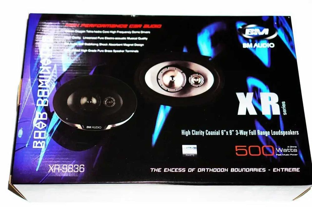 Автомобільні динаміки  BOSCHMANN XR-9836, 15Х23 СМ, 500 ВТ Овали