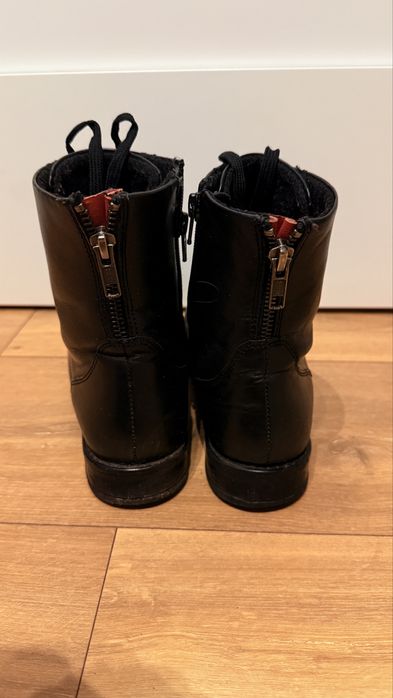 Buty trzewiki skórzane