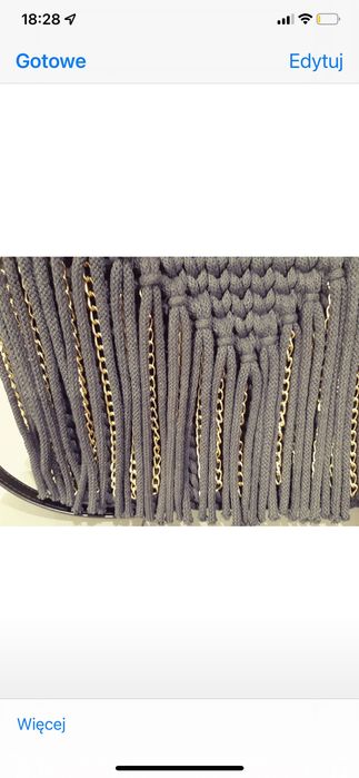 Torebka damska pleciona