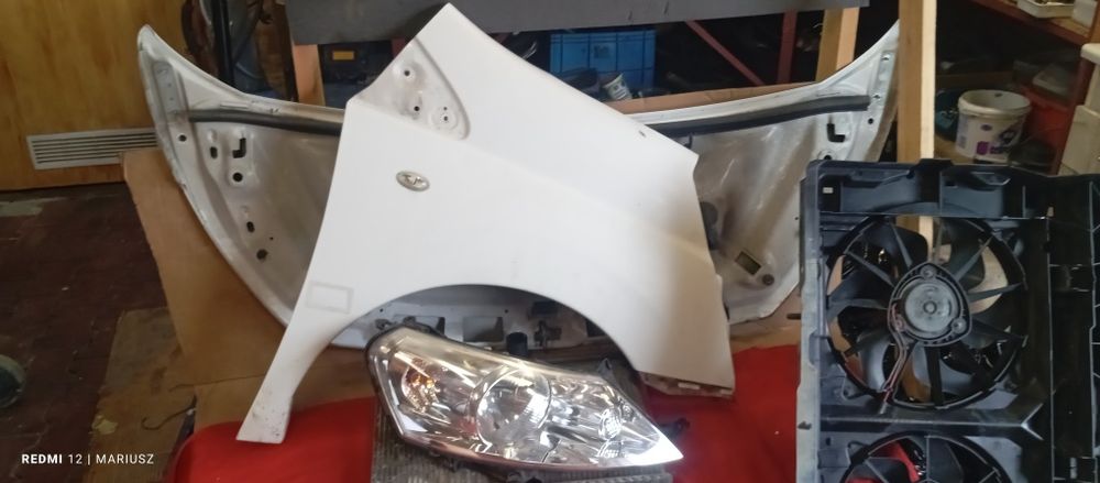 Peugeot expert ll,Jumpy ,scudo maska ,błotnik ,lampa,chłodnice