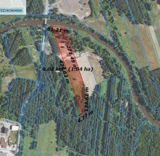 działka rolna pole łąka