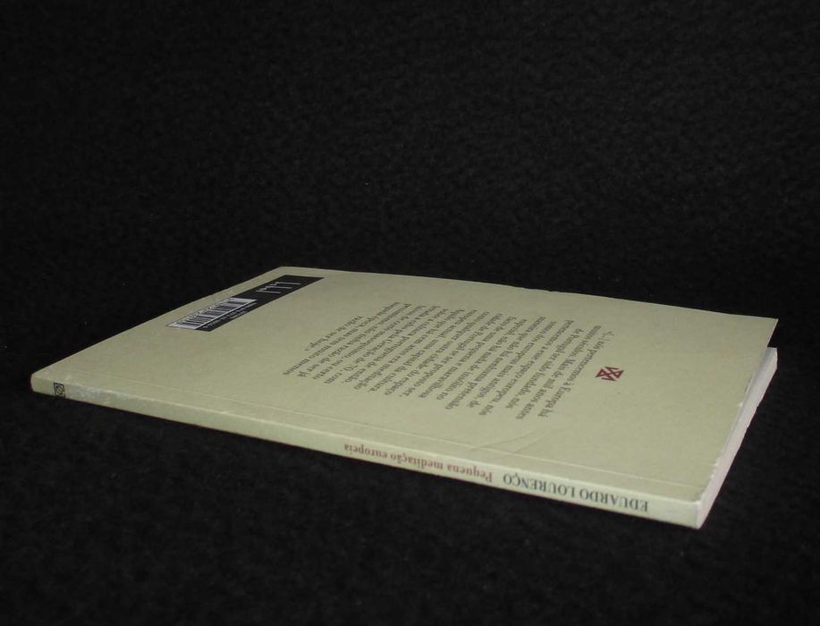 Livro Pequena meditação europeia Eduardo Lourenço
