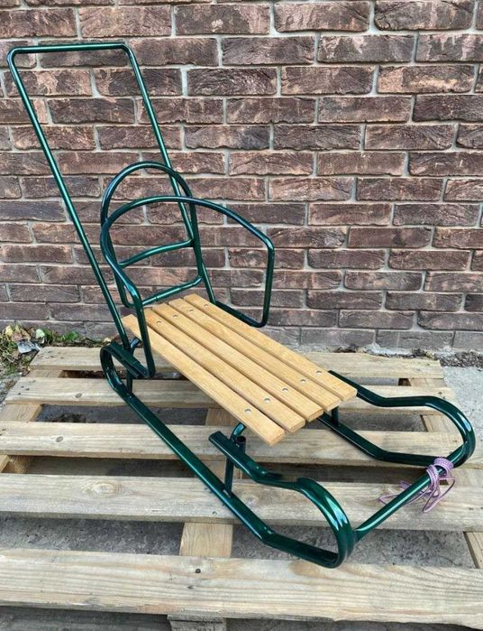 Зелені дитячі Санки Королівські Сани