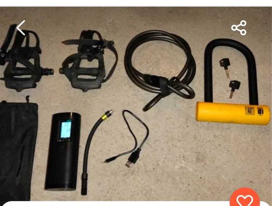 Material de btt/ciclismo praticamente novo