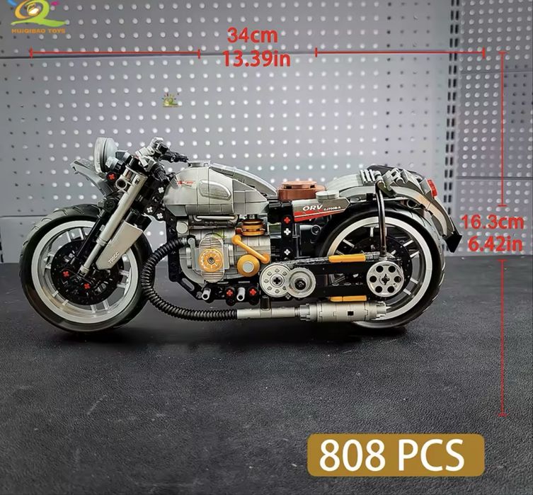 Klocki do składania motor nowe 808 czesci HUIQIBAO okazja