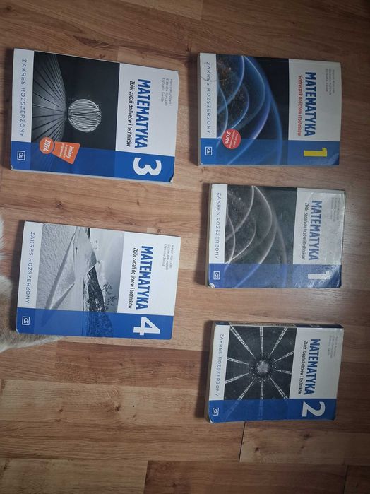 Zbiory zadań i podręcznik Kurczab z matematyki rozszerzonej dla liceum i technikum.