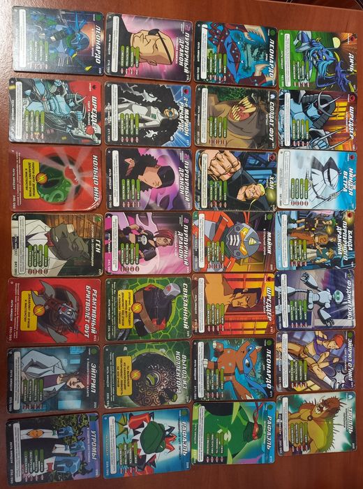 Карточки ніндзя - черепашки 141 шт