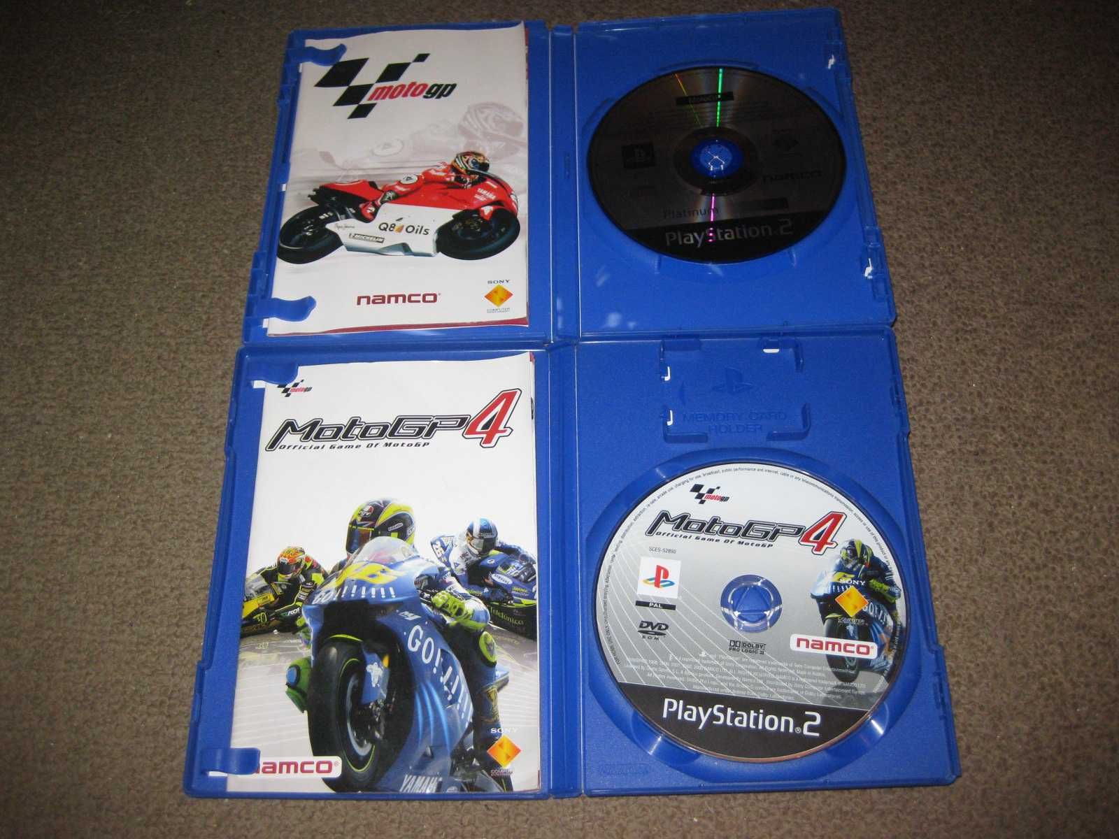 2 Jogos Para Ps2 Da Saga moto Gp Completos!