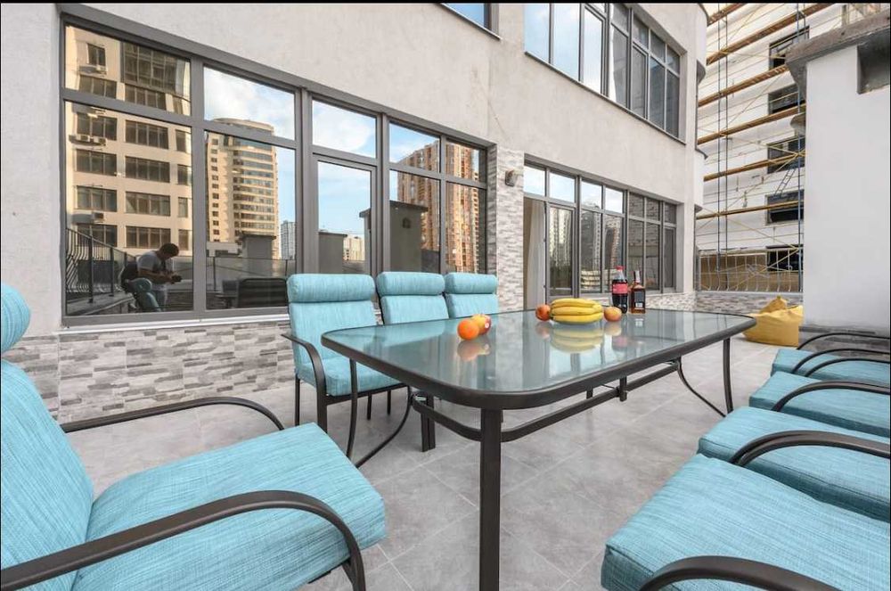 Квартира с двумя спальнями, просторной гостиной