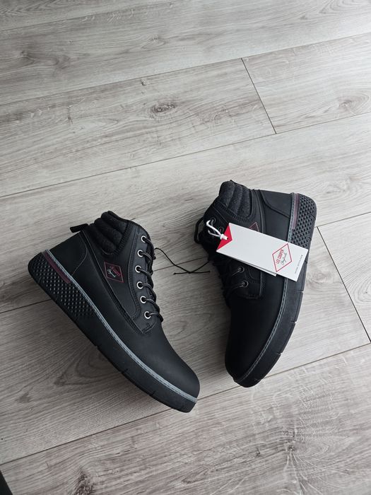 Wiązane trapery męskie ocieplane Lee Cooper r.42