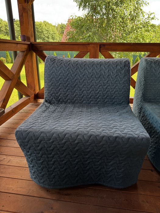 Fotel rozkladany 2 sztuki Ikea Lycksele