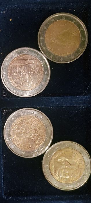 Moedas 2 euros comemorativos