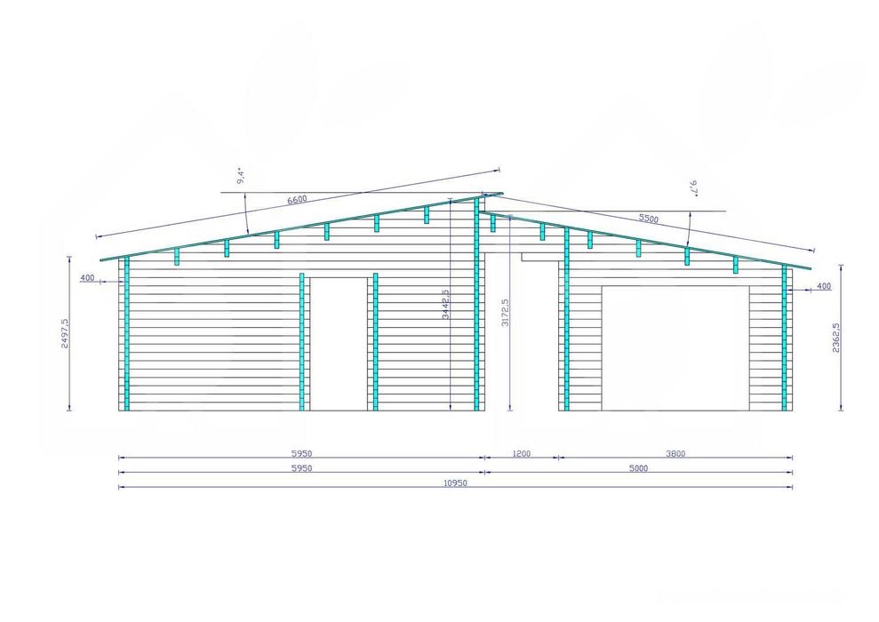 Casa de Madeira Vila Real 120m2 Instalação incluída