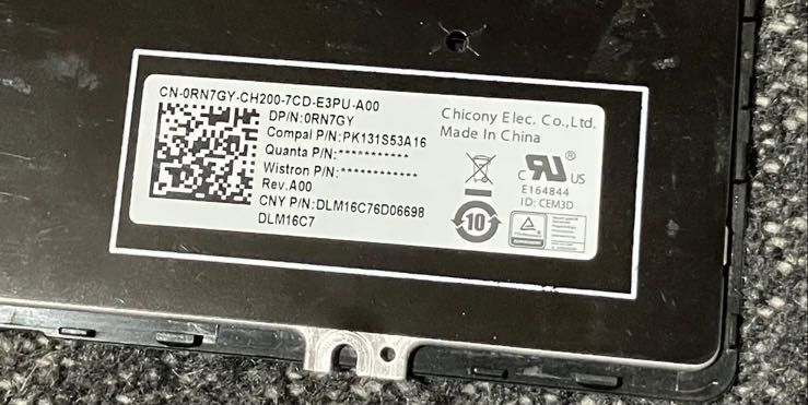 Клавіатура Dell Latitude 5280