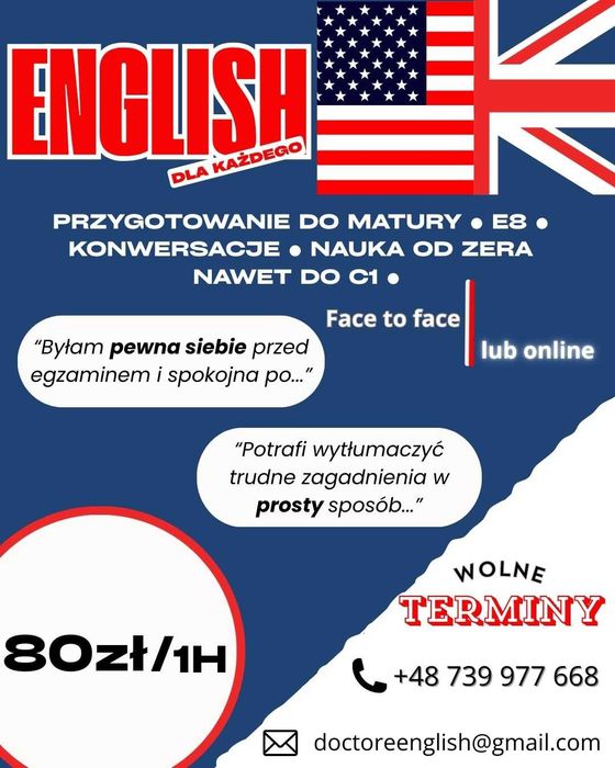 Korepetycje - Język Angielski