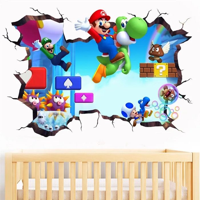 Autocolante parede super Mário BROS
