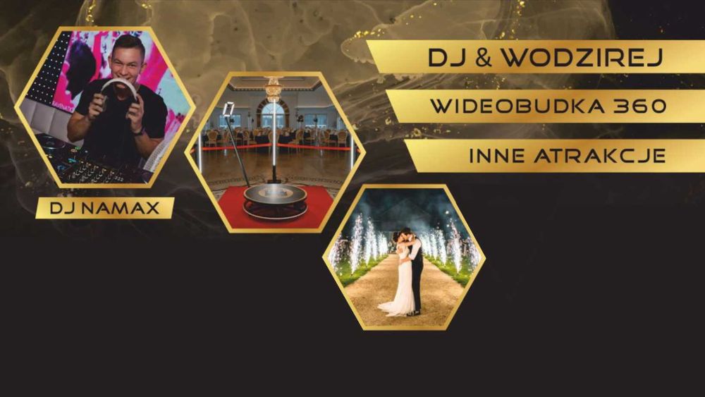 DJ WODZIREJ na imprezę Wesela/Studniówki/Urodziny/ oraz Fotobudka360