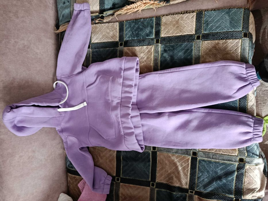 Дитячий костюм теплий для дівчинки