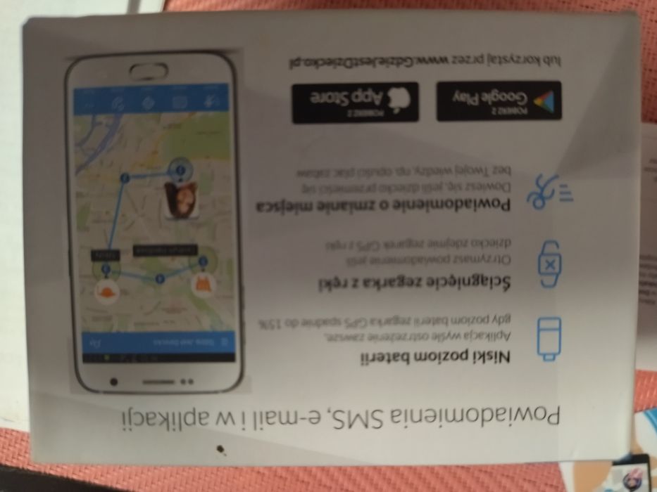 Zegarek dla dzieci GPS z lokalizacją