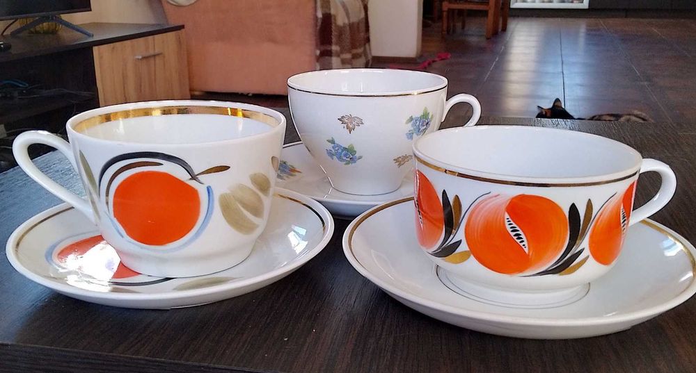 Винтажные чайные пары