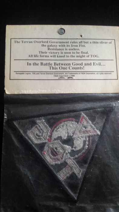 Patches de exércitos do jogo de cartas coleccionáveis CCG Battletech
