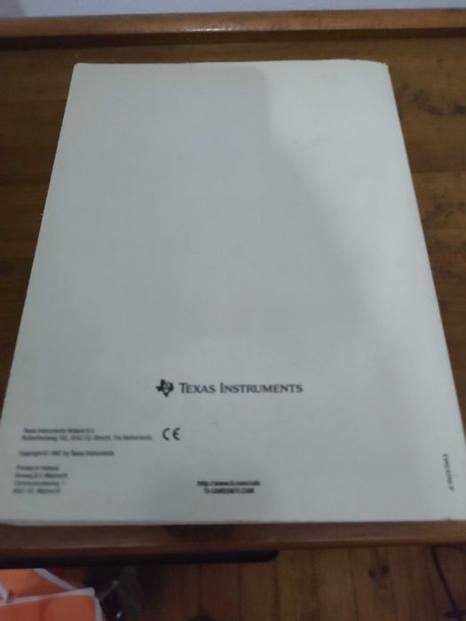 Manual da calculadora Texas Instruments TI-92